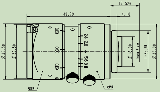 2/3″ Industrial Lens HR5M08C