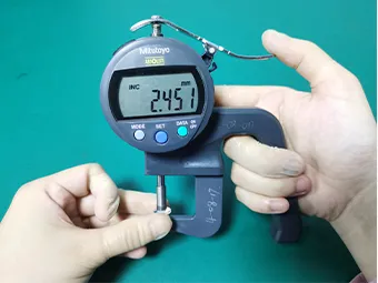 Thickness measurement